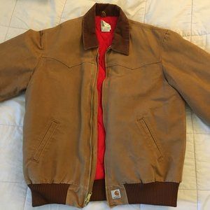 Mens XL Tall Carhartt Santa Fe Bomber Jacket